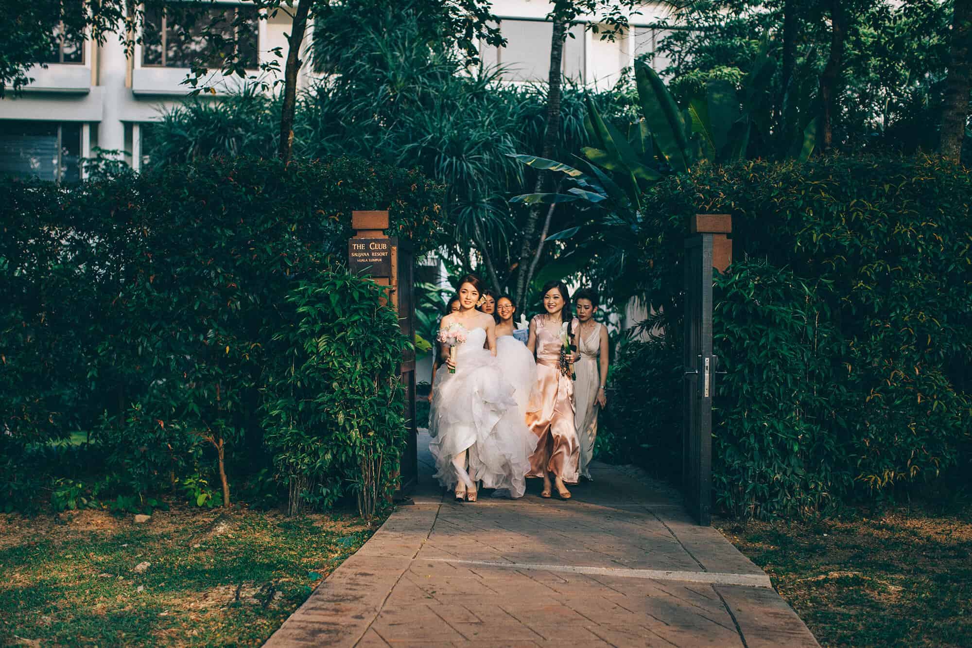 subang saujana hotel and resorts wedding reception wedding makeup bridal party wedding malaysia
