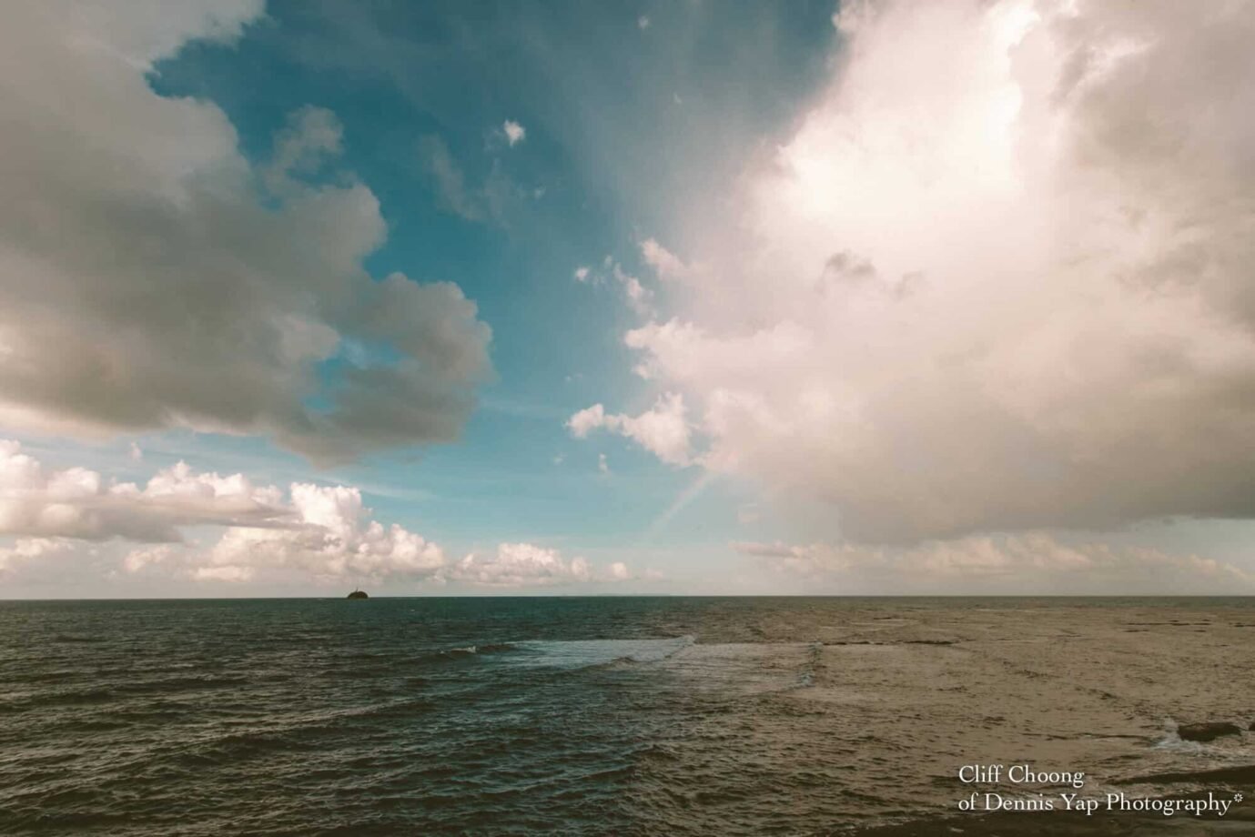 Malaysia Best Prewedding Destination Kota Kinabalu Engagement Photography Cliff Choong wedding photographer nature beach cloud blue sky
