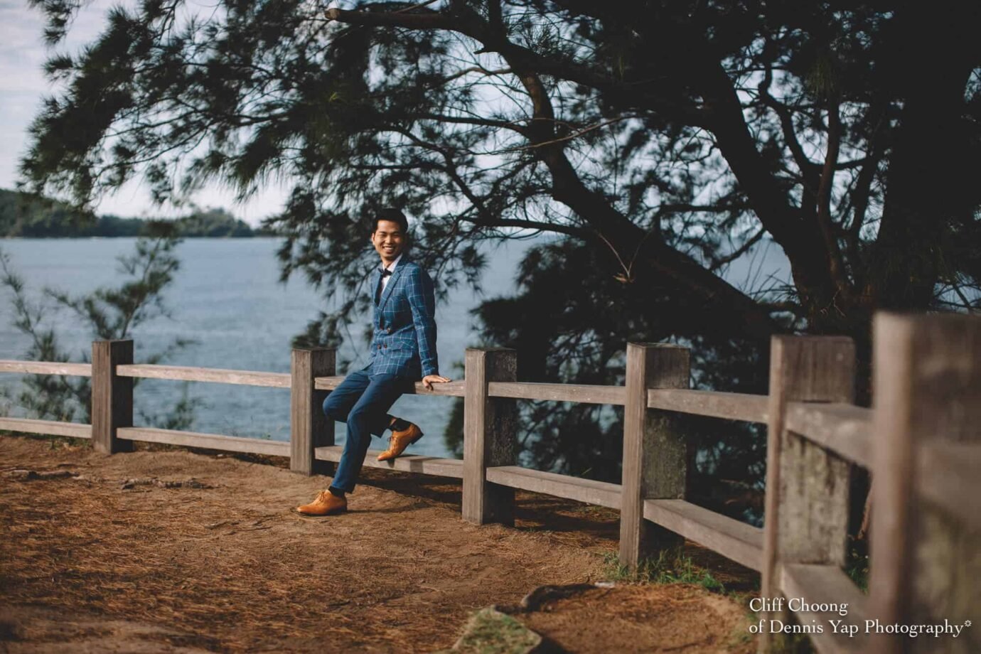Malaysia Best Prewedding Destination Kota Kinabalu Engagement Photography Cliff Choong wedding photographer nature beach cloud blue sky kiss couple hug veil bridal gown