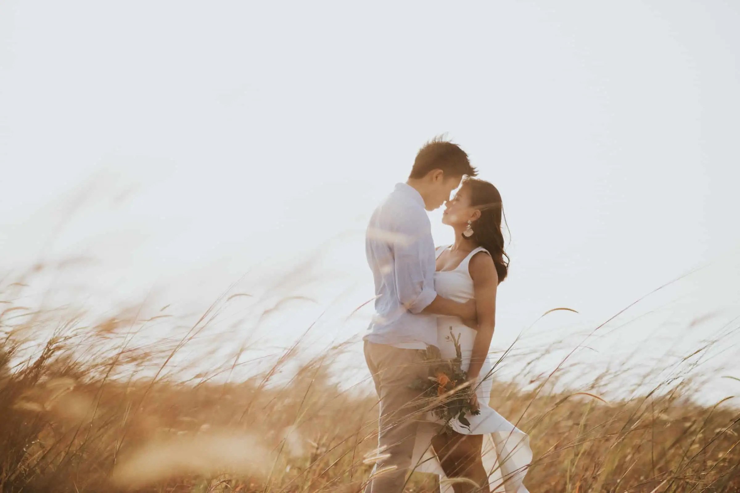 cliff choong destination portrait and wedding photographer malaysia kuala lumpur prewedding sunset golden sunrise shots bride and groom yellow grass