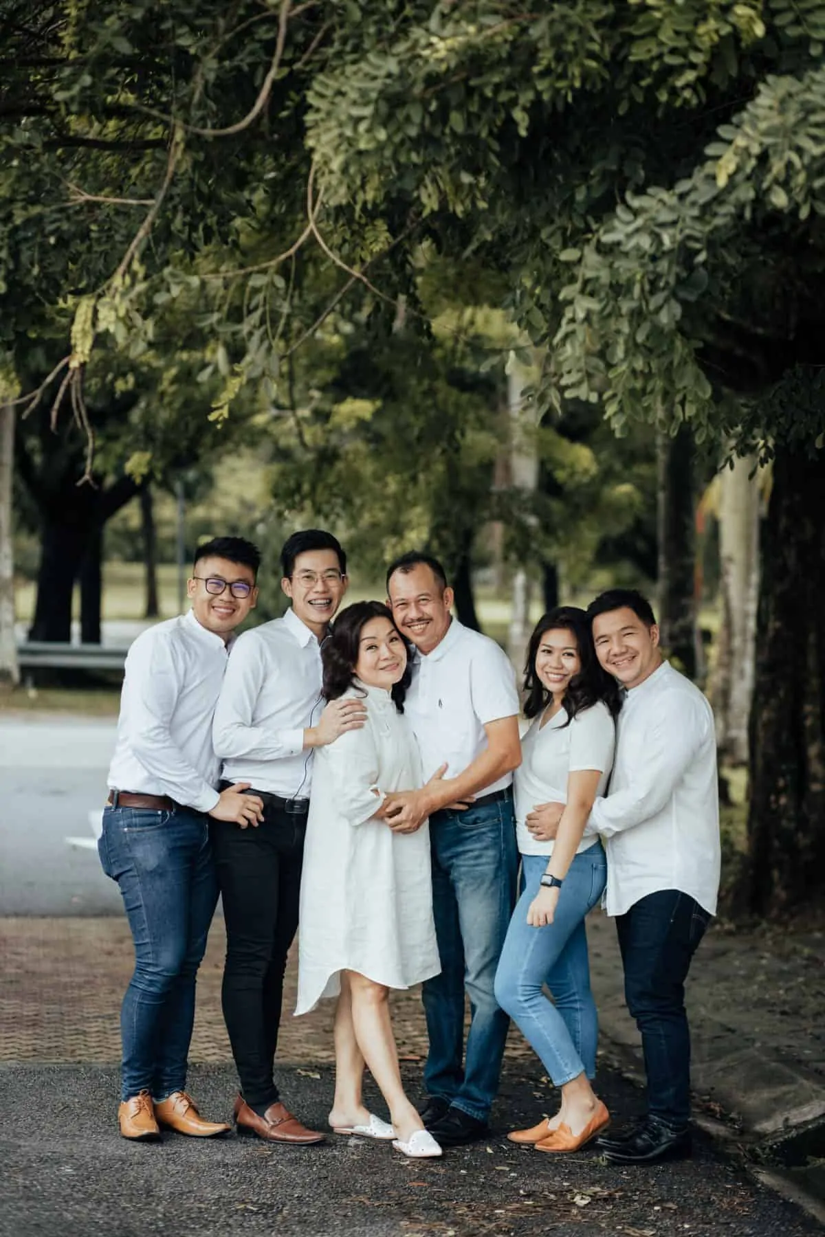 Casual Leisure Happy Family Portrait Sesson