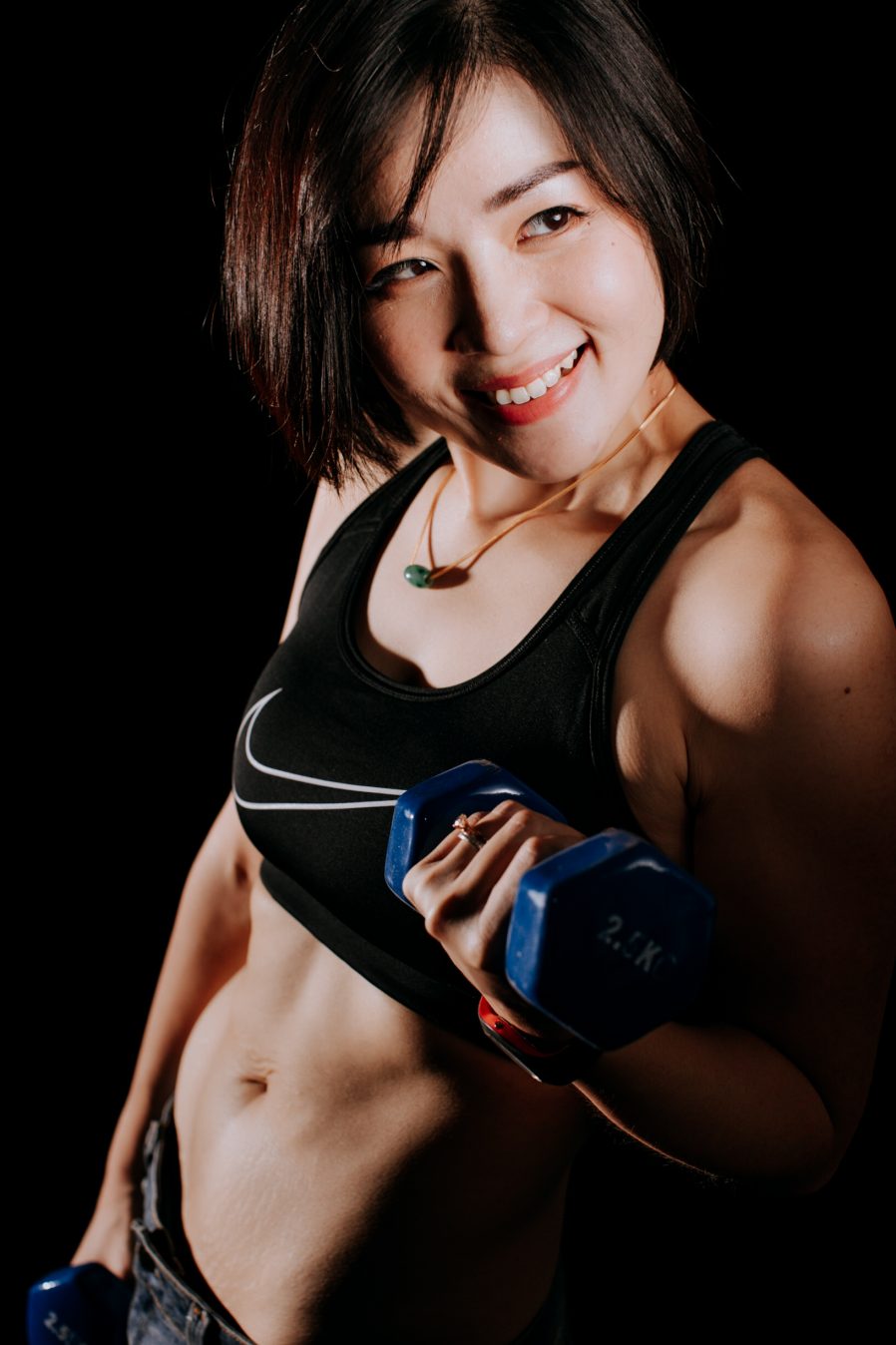 Fitness Portrait Photo Fitmom Woman Lady Studio Session Cliff Choong Photography
