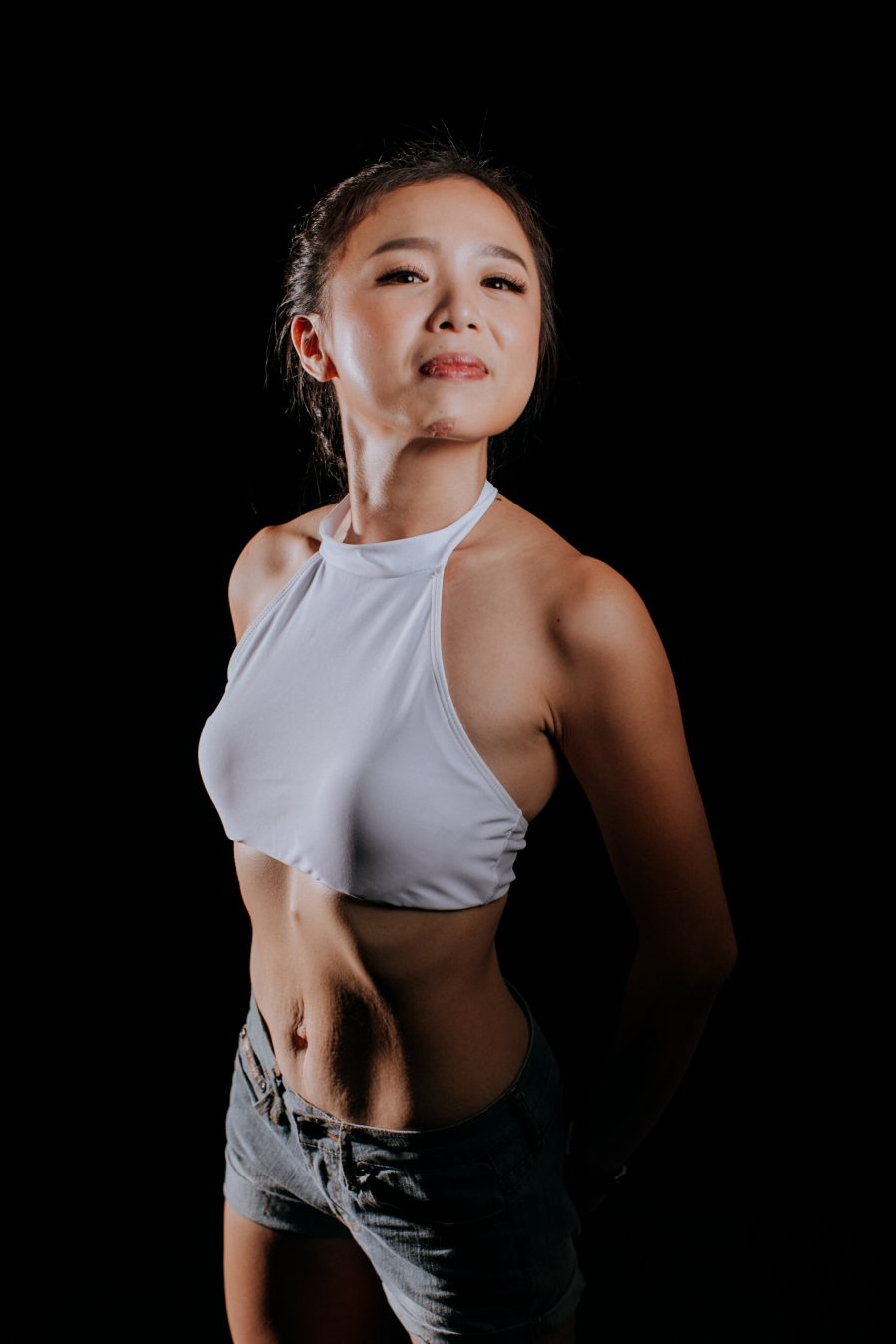 Fitness Portrait Photo Fitmom Woman Lady Studio Session Cliff Choong Photography
