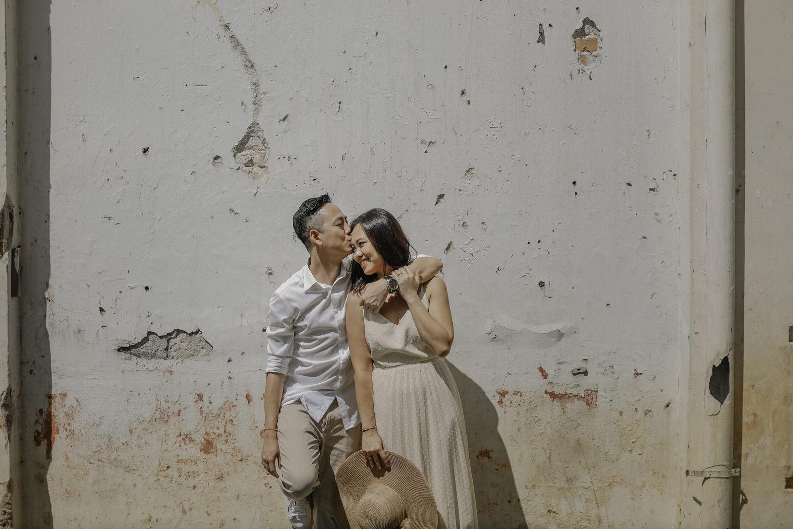 Covid19 Couple Fun Love Portrait in the Beautiful Kuala Lumpur Cliff Choong Photography