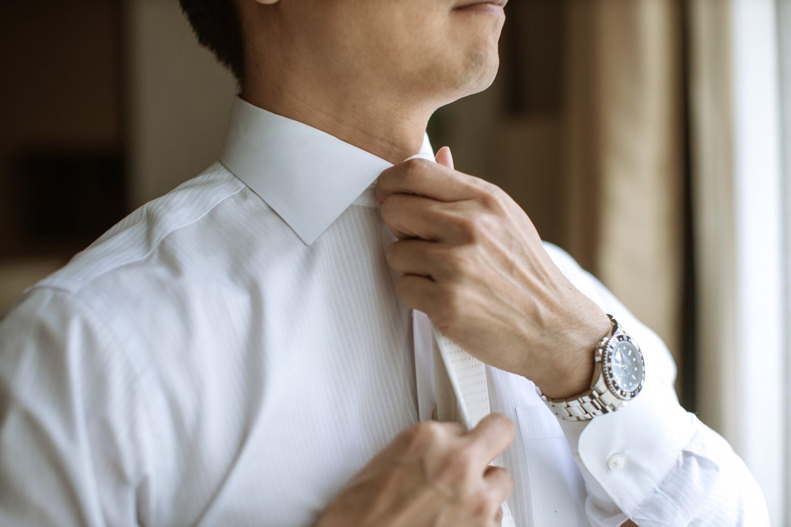 japanese groom getting ready from Tokyo actual day The Majestic Hotel Kuala Lumpur Cross cultural wedding japnese malaysian