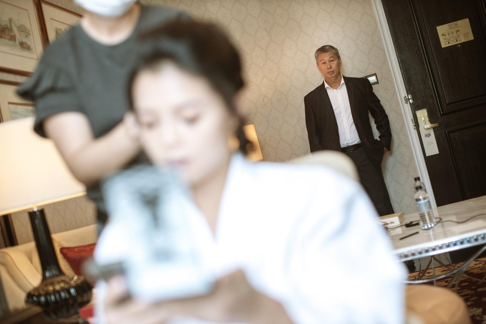 bride getting ready actual day The Majestic Hotel Kuala Lumpur Cross cultural wedding japnese malaysian