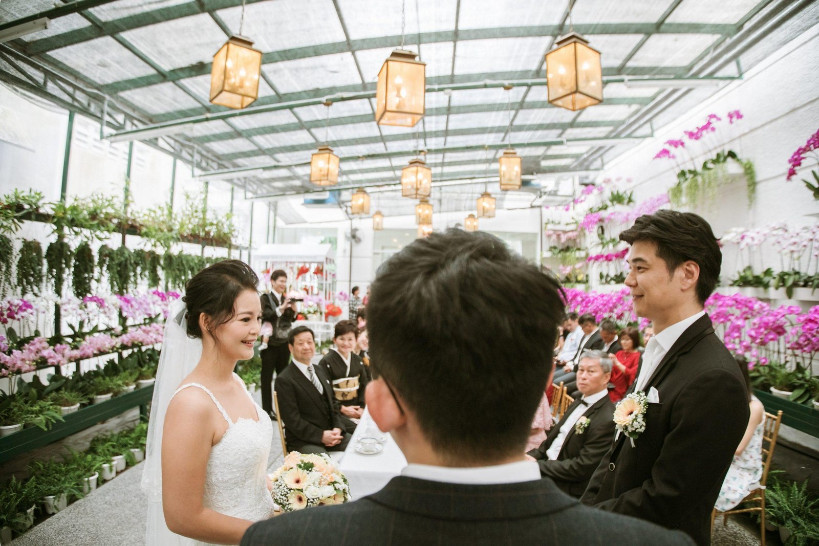 Exchange rings ROM ceremony actual day The Majestic Hotel Kuala Lumpur Cross cultural wedding japnese malaysian