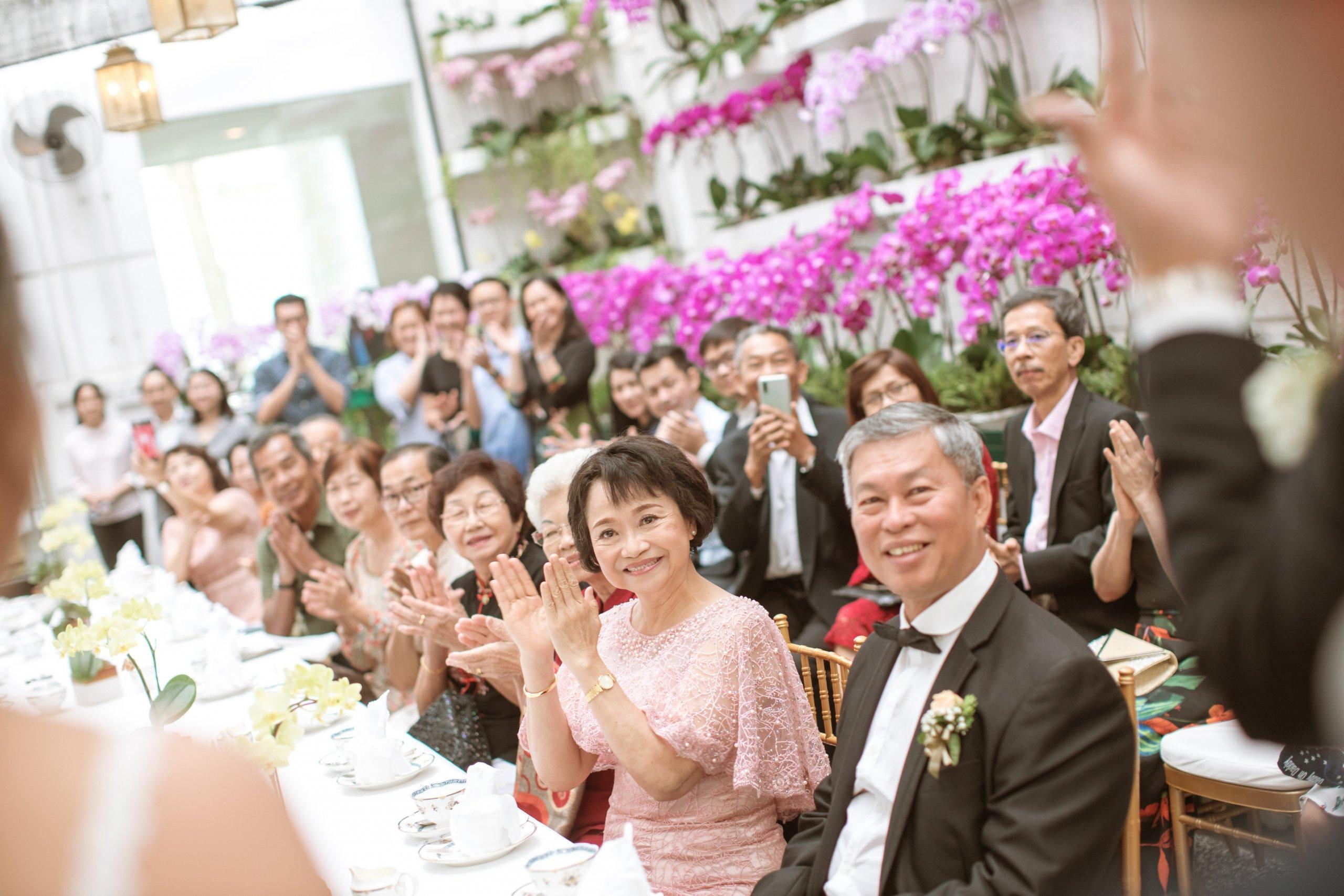 Exchange rings ROM ceremony actual day The Majestic Hotel Kuala Lumpur Cross cultural wedding japnese malaysian