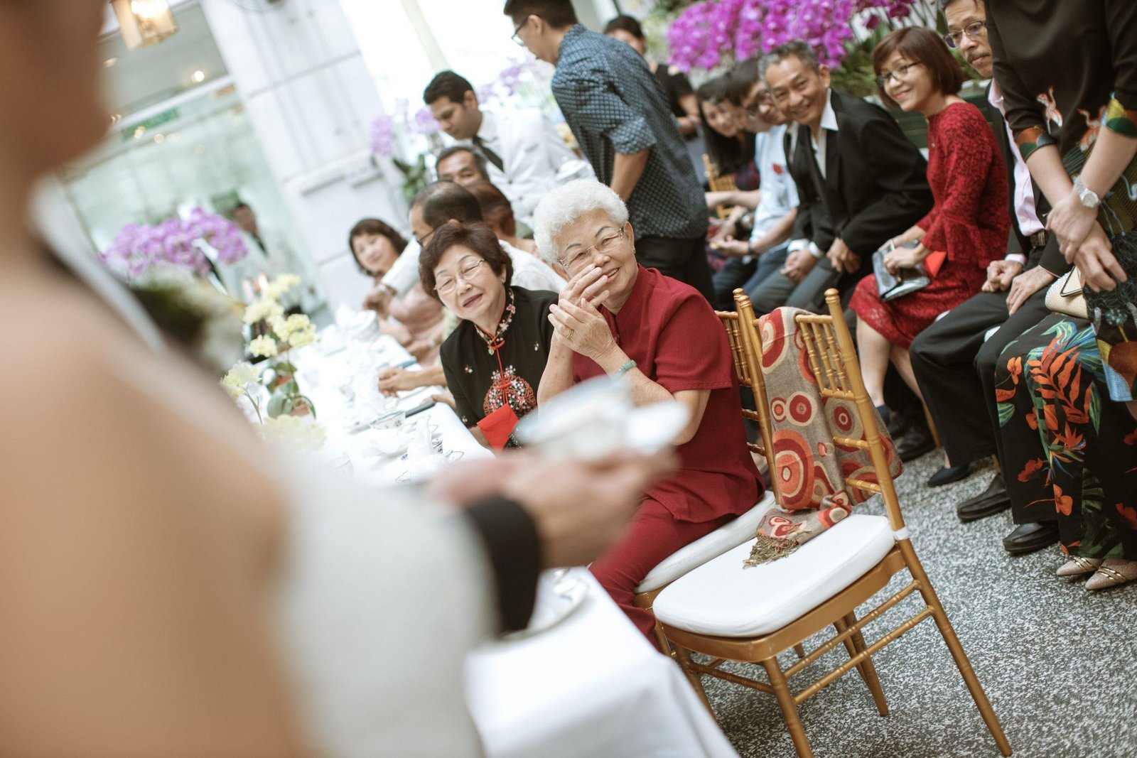 Tea ceremony actual day The Majestic Hotel Kuala Lumpur Cross cultural wedding japnese malaysian