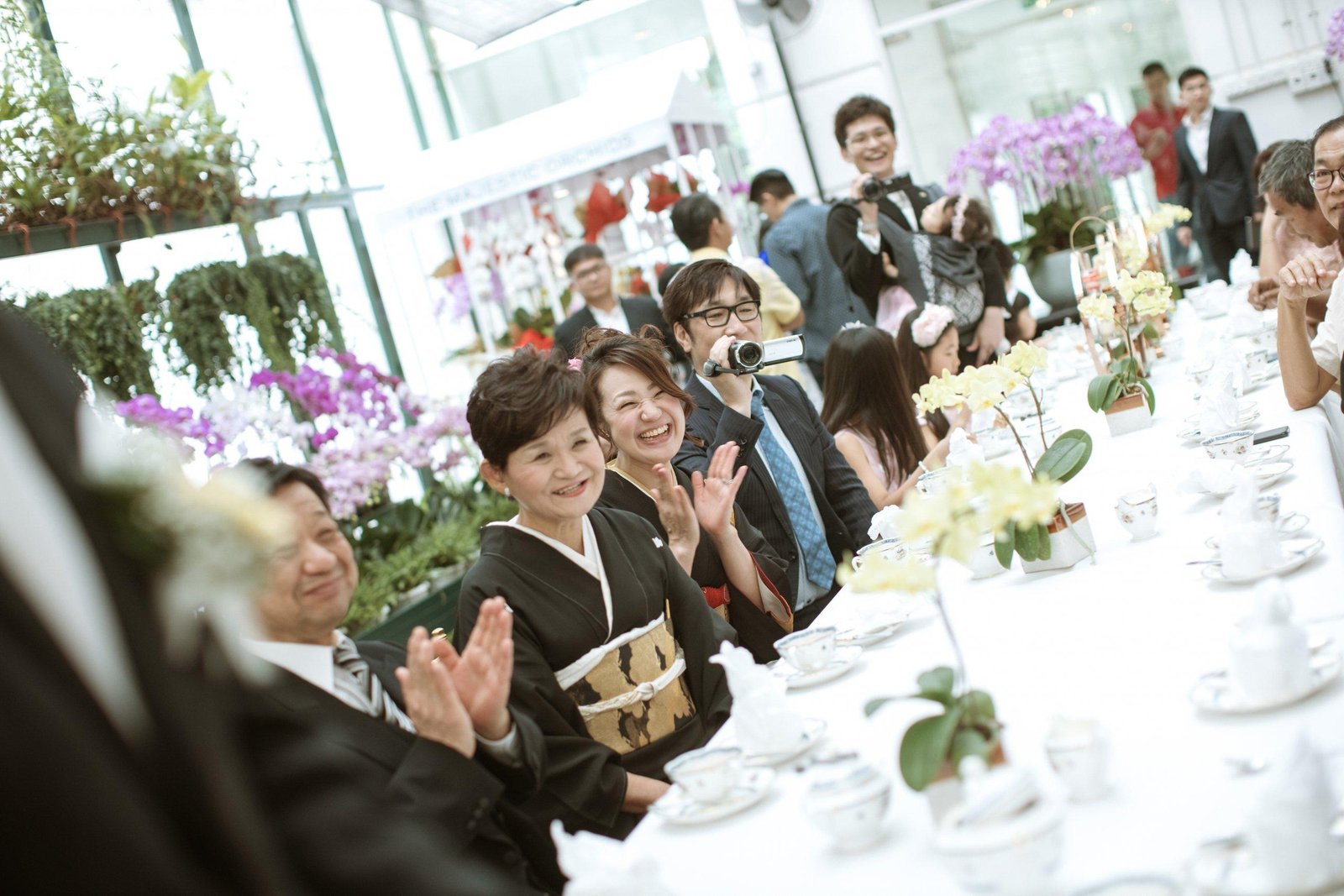 Tea ceremony actual day The Majestic Hotel Kuala Lumpur Cross cultural wedding japnese malaysian