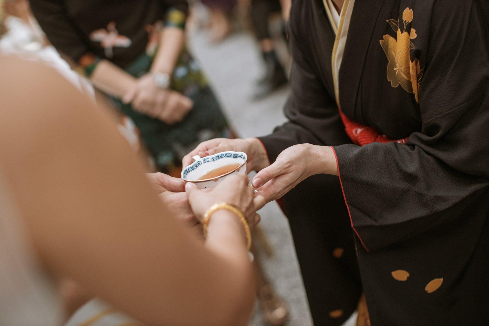 Tea ceremony actual day The Majestic Hotel Kuala Lumpur Cross cultural wedding japnese malaysian