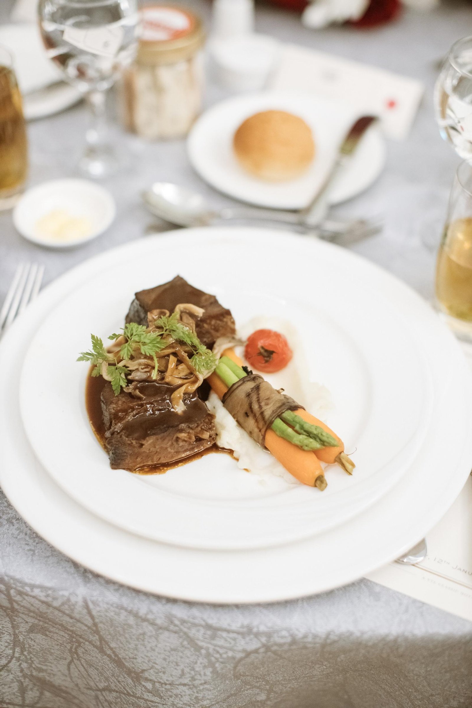 Beautiful dish Wedding Reception at The Majestic Hotel Kuala Lumpur Cross cultural wedding japnese malaysian 