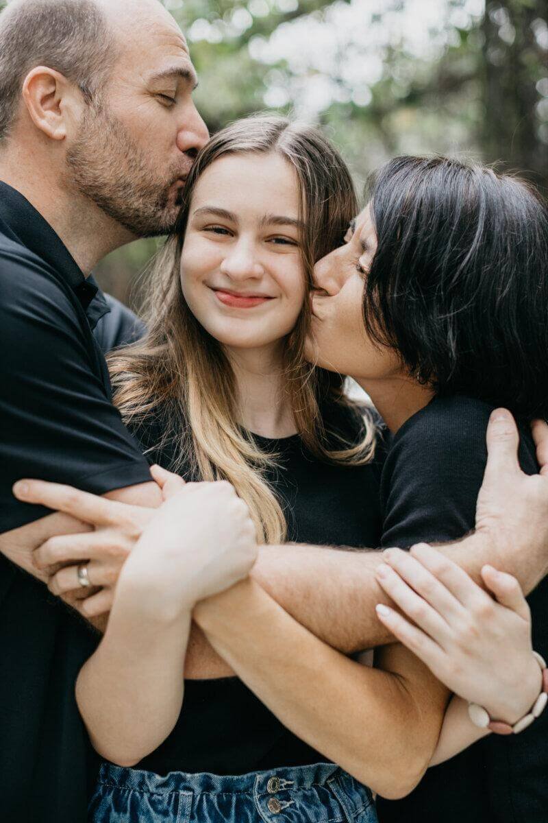 First Family Photo Session Happy Joyful outdoor family portrait at Shah Alam Garden
