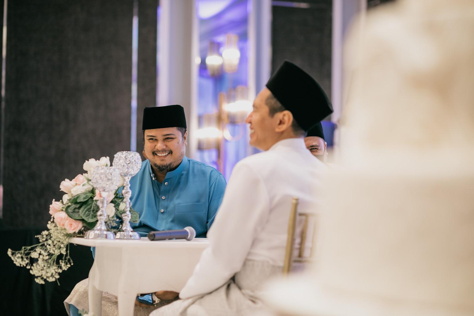 Laughters during Akad Nikah at JW Marriott Kuala Lumpur