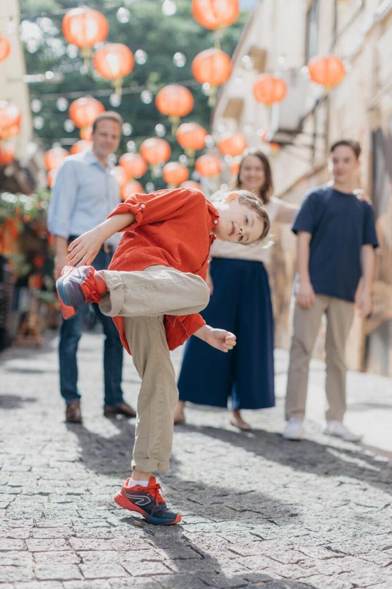 Capturing Precious Moments The Smiths' First Family Photo Session at Kwai Chai Hong Kuala Lumpur
