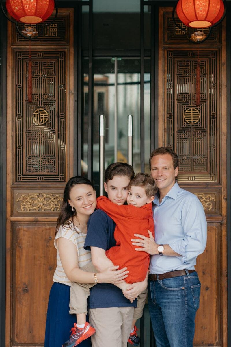 Capturing Precious Moments The Smiths' First Family Photo Session at Kwai Chai Hong Kuala Lumpur