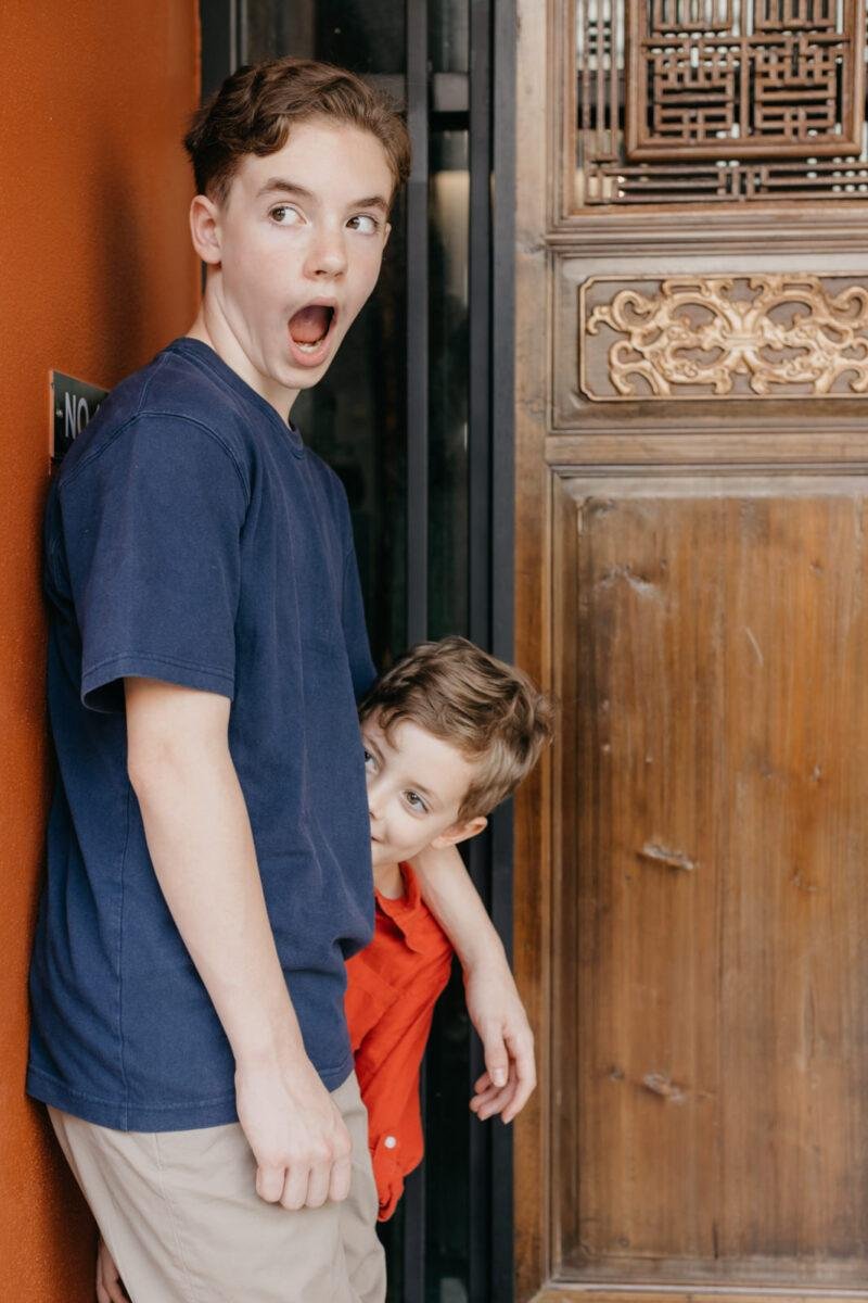 Capturing Precious Moments The Smiths' First Family Photo Session at Kwai Chai Hong Kuala Lumpur