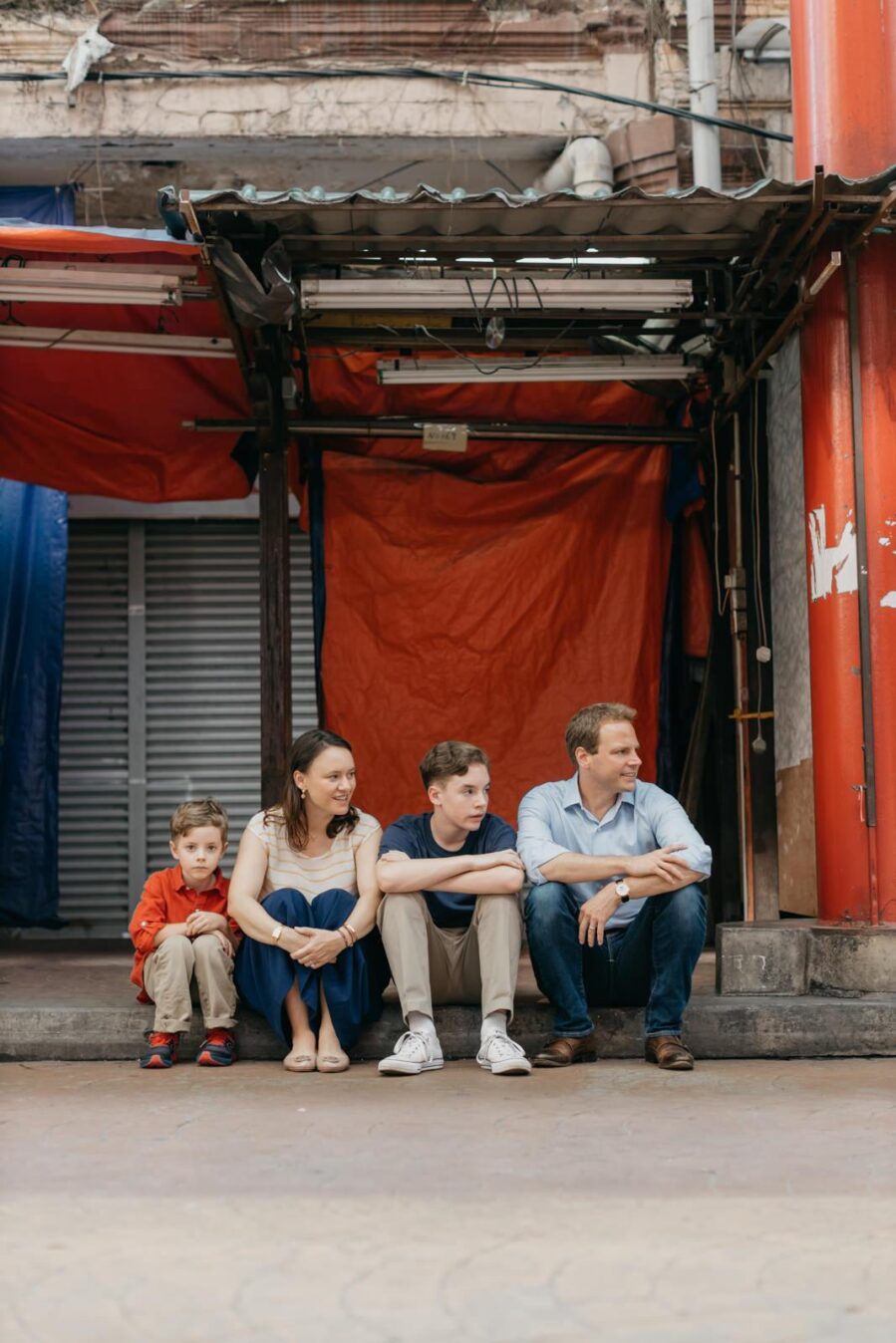 Capturing Precious Moments The Smiths' First Family Photo Session at Kwai Chai Hong Kuala Lumpur