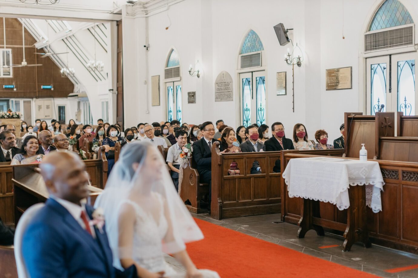 Solemnization Janice and Christopher church wedding at St Mary's Cathedral Kuala Lumpur Love, democracy, and everlasting memories, Malaysia 15th General Election Day, Cliff Choong Photography