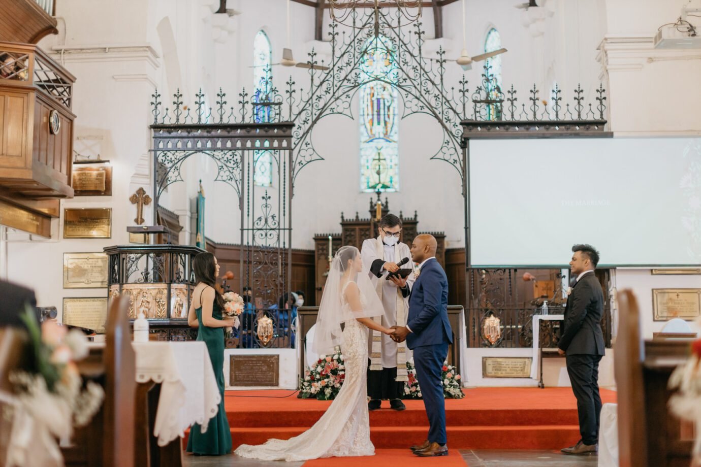 Solemnization Janice and Christopher church wedding at St Mary's Cathedral Kuala Lumpur Love, democracy, and everlasting memories, Malaysia 15th General Election Day, Cliff Choong Photography