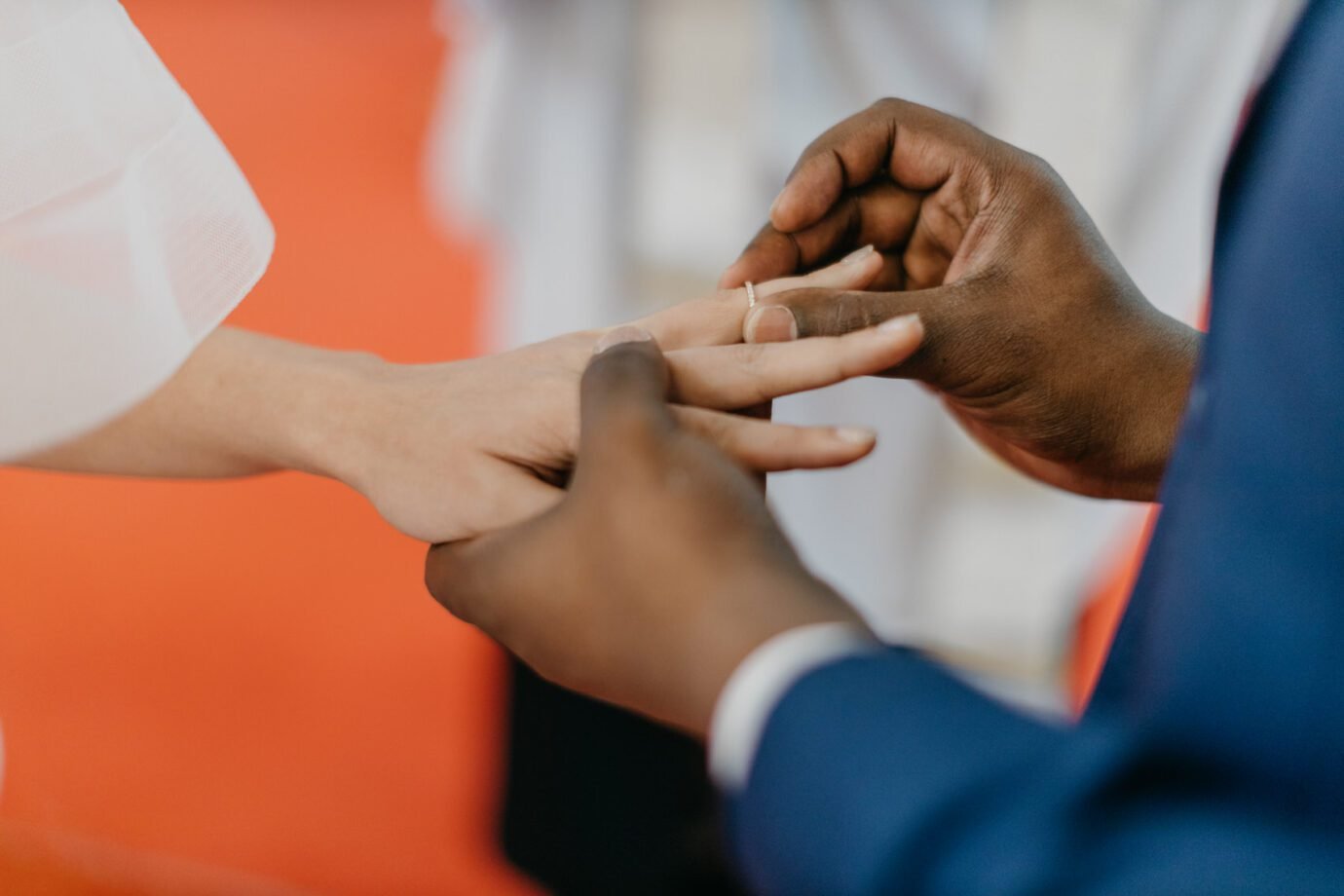 Exchange rings Janice and Christopher church wedding at St Mary's Cathedral Kuala Lumpur Love, democracy, and everlasting memories, Malaysia 15th General Election Day, Cliff Choong Photography