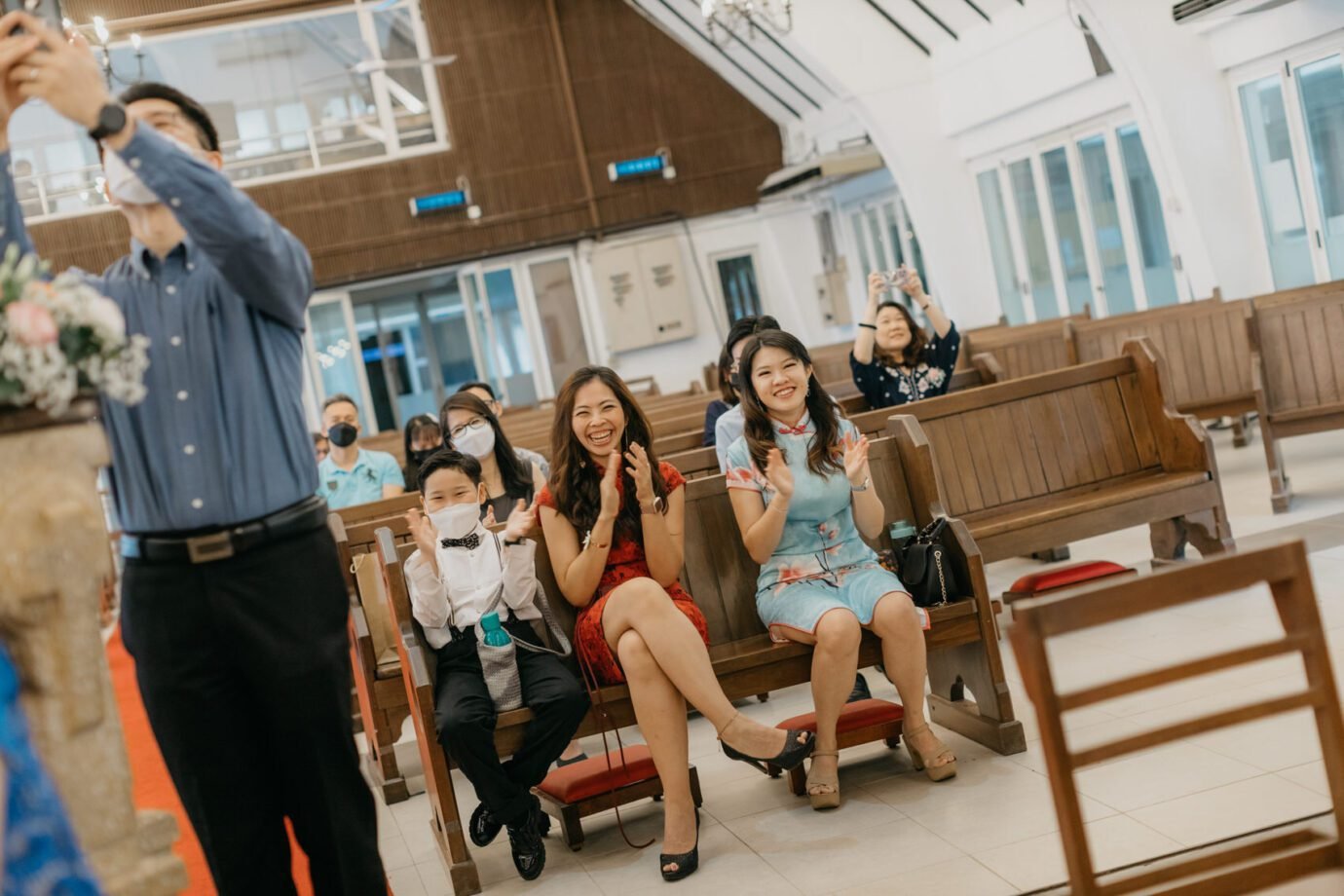 Exchange rings Janice and Christopher church wedding at St Mary's Cathedral Kuala Lumpur Love, democracy, and everlasting memories, Malaysia 15th General Election Day, Cliff Choong Photography