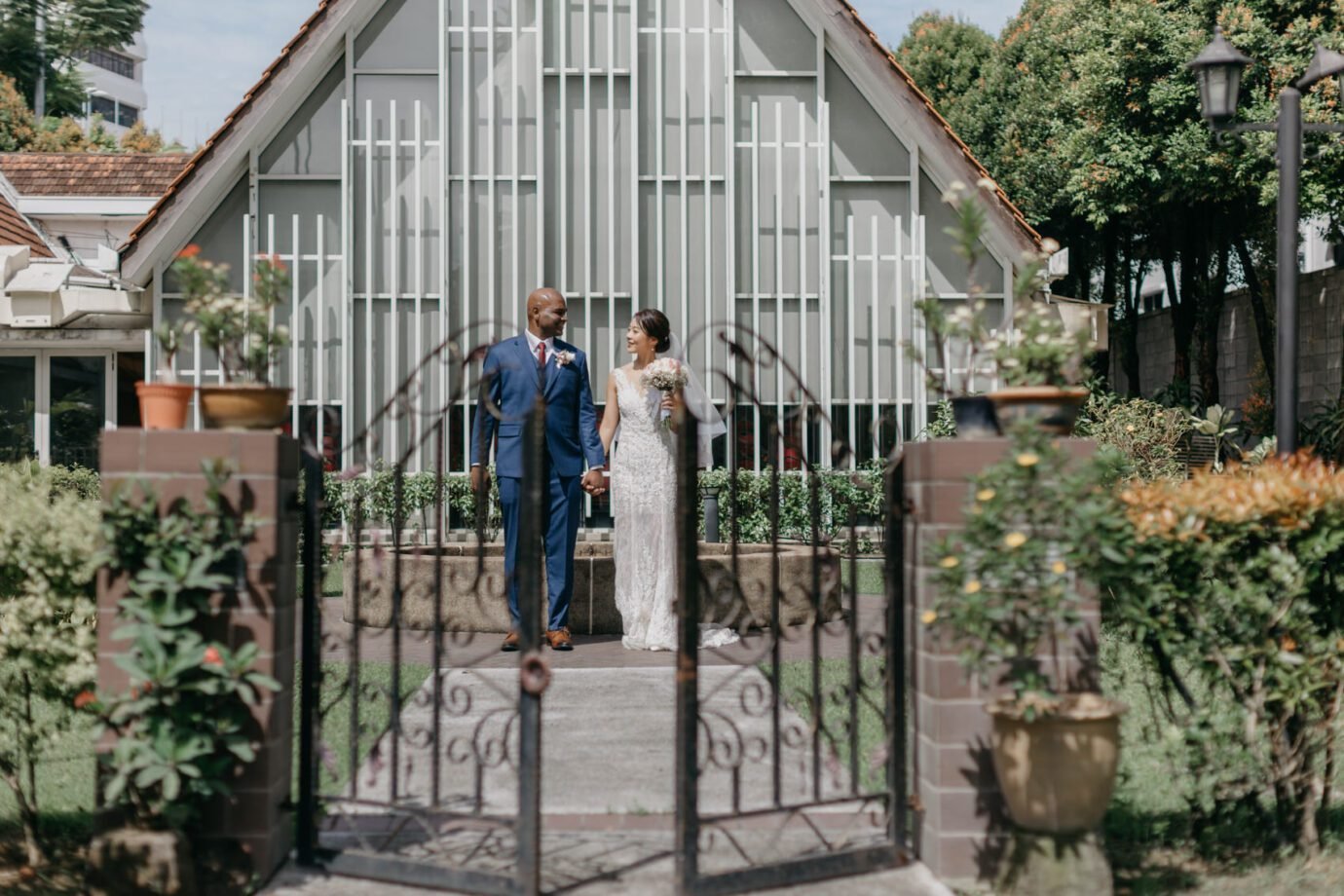 Couple post-wedding photo Janice and Christopher church wedding at St Mary's Cathedral Kuala Lumpur Love, democracy, and everlasting memories, Malaysia 15th General Election Day, Cliff Choong Photography