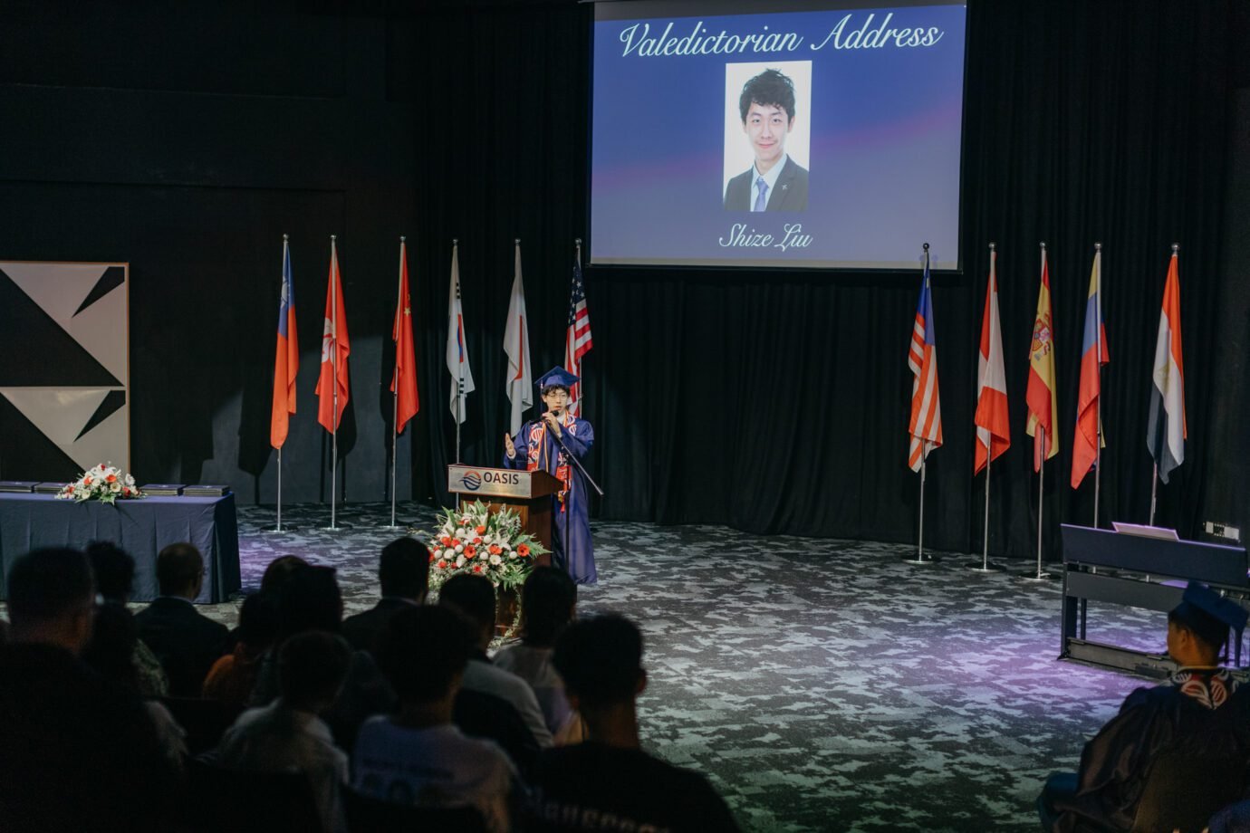 A bright and promising generation of graduates ready to embark on their future journeys at the Oasis International School 2023 graduation ceremony.