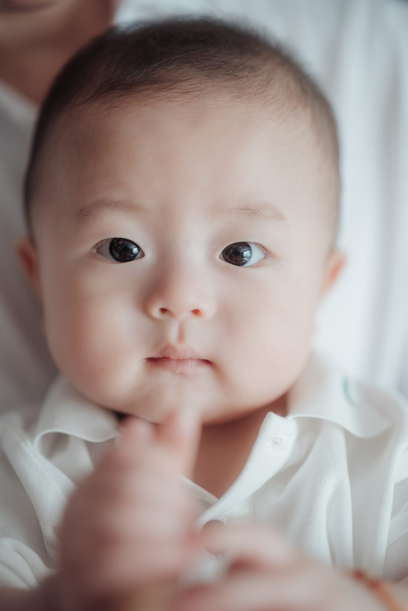 Baby-led studio portrait from a KL family photoshoot
