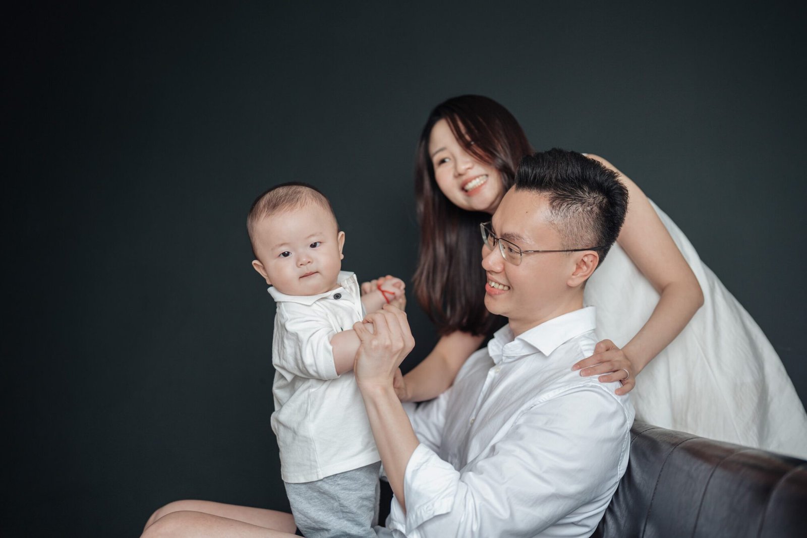 Studio baby portrait from a Kuala Lumpur family photoshoot