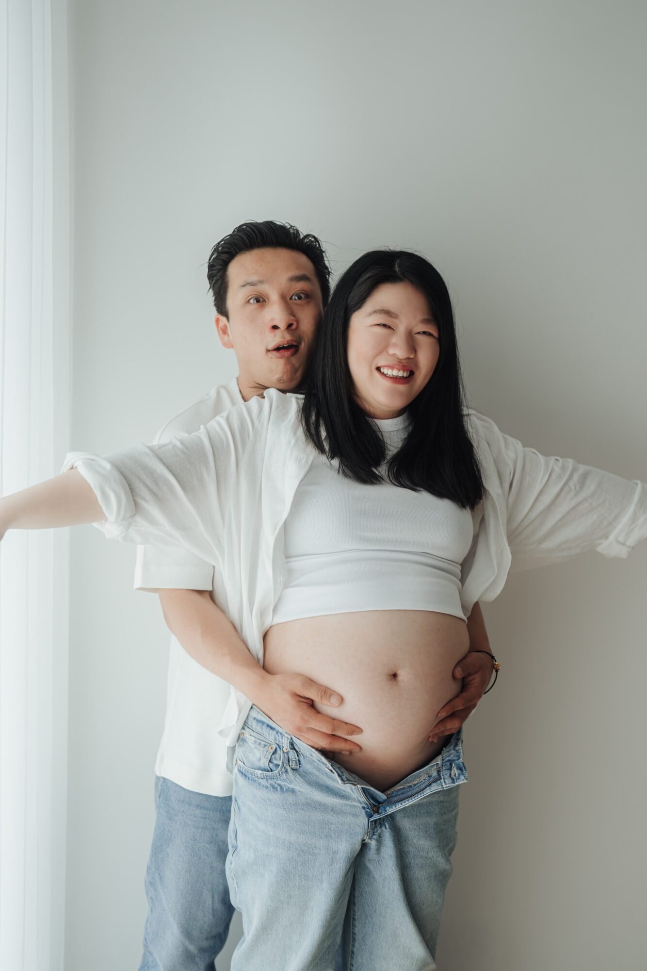 maternity photography session capturing love and growing family