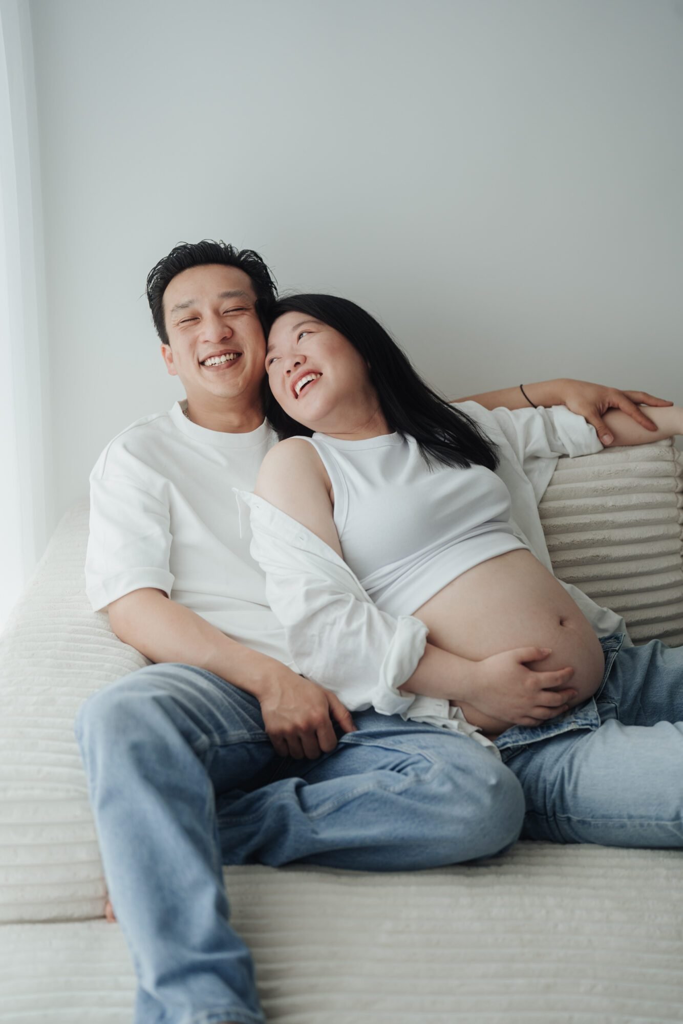 maternity photography session capturing love and growing family